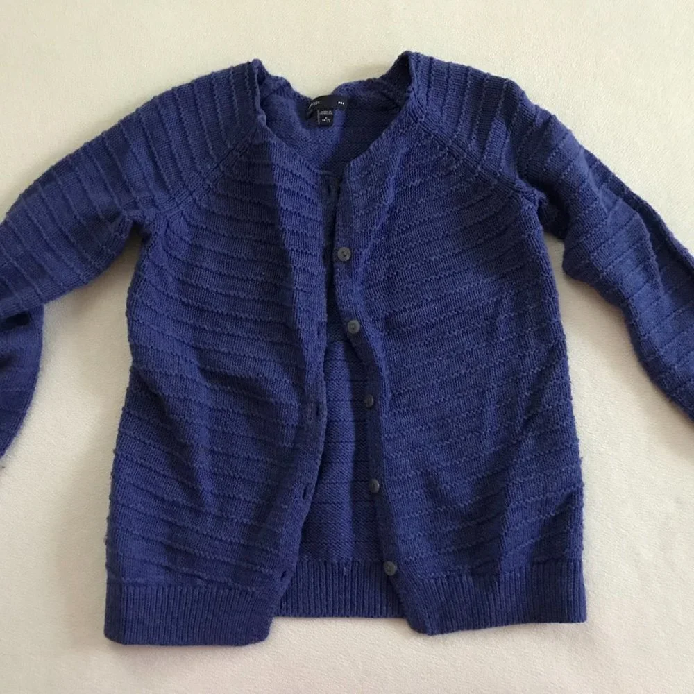 GAP Girls Size S (Age 6-7), Periwinkle Blue Cardigan